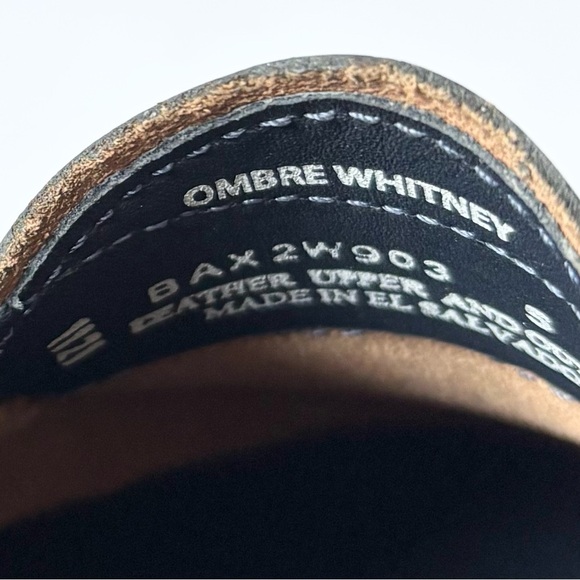 Bass Weejuns Blue Whitney Ombré Leather Slip On Penny Loafers - Picture 5 of 11